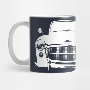 Hillman Minx Mk VIII 1950s classic car white Mug